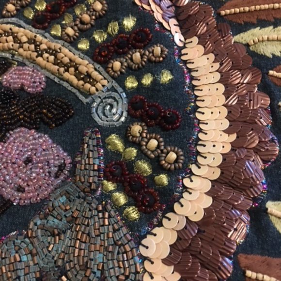 Jane Seymour Denim Jacket Vintage Size Large  Like New - Picture 10 of 13